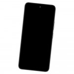 Camera Lens Glass with Frame for Lava Play Max Black