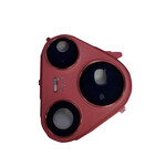 Camera Lens Glass With Frame For Huawei Pura 80 Pro Red By - Maxbhi Com