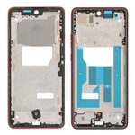 Lcd Frame Middle Chassis For Motorola Moto G86 Power 5g Red By - Maxbhi Com