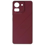 Back Panel Cover For Ai Plus Pulse Red - Maxbhi Com