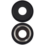 Camera Lens Glass With Frame For Apple Iphone 17e Black By - Maxbhi Com