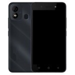 Back Panel Cover For Itel A33 Plus Black - Maxbhi Com