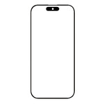 Replacement Front Glass For Blackzone Bz16 Pro Maxx Black By - Maxbhi Com