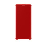 Flip Cover For Vivo Y51 Pro 5g Red By - Maxbhi Com