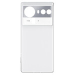 Back Panel Cover For Zte Nubia Z80 Ultra White - Maxbhi Com