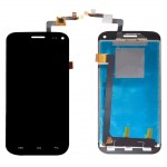 Lcd With Touch Screen For Micromax Canvas Turbo Mini A200 Blue By - Maxbhi Com