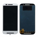 Lcd With Touch Screen For Motorola Moto E Xt1021 White By - Maxbhi Com