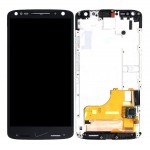 Lcd With Touch Screen For Motorola Moto X Force 64gb Black By - Maxbhi Com