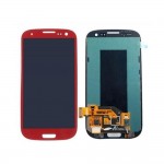 Display for Samsung I9300 Galaxy S Iii Red (Combo Folder) by Maxbhi.com