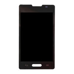 Display for Lg Optimus L4 Ii E440 Black (Combo Folder) by Maxbhi.com
