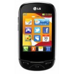 LCD with Touch Screen for LG T510 - White