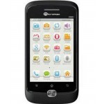 LCD with Touch Screen for Micromax X660 - Black