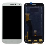 Lcd With Touch Screen For Panasonic P41 White By - Maxbhi Com