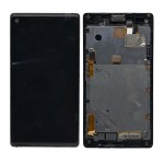 Lcd With Touch Screen For Sony Xperia L C2105 Black By - Maxbhi Com