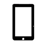 Touch Screen Digitizer For Zync Z909 Plus Grey By - Maxbhi Com