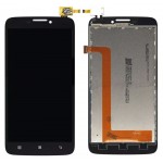 Lcd With Touch Screen For Lenovo A860e Black By - Maxbhi Com