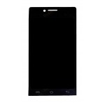 Lcd With Touch Screen For Lava Iris 444 Blue By - Maxbhi Com