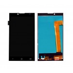 Lcd With Touch Screen For Panasonic P66 Mega Black By - Maxbhi Com