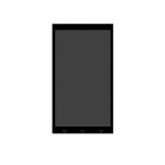 LCD with Touch Screen for Intex Aqua Q7 Pro Black