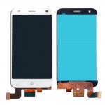 Lcd With Touch Screen For Lyf Water 2 Black By - Maxbhi Com