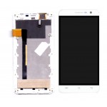 Lcd With Touch Screen For Intex Cloud Crystal 2 5d White By - Maxbhi Com