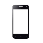Touch Screen Digitizer For Spice Mi401 Black By - Maxbhi Com