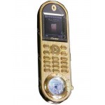 Full Body Housing for Cartier Gold Clock Mobile Cell Phone - Black