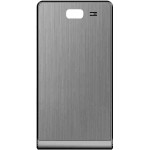 Back Panel Cover For Intex Aqua V4 Silver - Maxbhi Com
