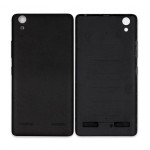 Back Panel Cover For Lenovo A6000 Shot Black - Maxbhi Com