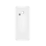 Back Panel Cover For Microsoft Nokia 222 Dual Sim White - Maxbhi.com