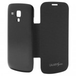 Flip Cover for Samsung Galaxy S Duos 2 S7582 Black