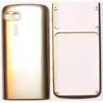 Back Panel Cover for Nokia C3-01 Gold Edition - Black