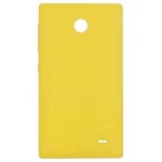 Back Panel Cover for Nokia X plus Dual SIM - Yellow