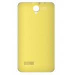 Back Panel Cover For Rage Satin Plus Yellow - Maxbhi Com