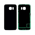 Back Panel Cover For Samsung Galaxy S6 Dual Sim 32gb Black - Maxbhi Com