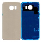 Back Panel Cover For Samsung Galaxy S6 Gold - Maxbhi Com