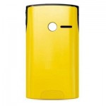 Back Panel Cover For Sony Ericsson W150a Yizo Yellow - Maxbhi.com