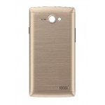Back Panel Cover For Spice Life 404 Champagne Gold Black - Maxbhi.com