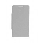Flip Cover For Intex Aqua Y4 Silver By - Maxbhi.com