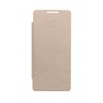 Flip Cover For Micromax Canvas Knight 2 E471 Gold By - Maxbhi.com