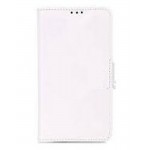 Flip Cover for Spice Mi-495 Stellar Virtuoso - Silver
