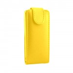 Flip Cover For Micromax X101 Yellow By - Maxbhi Com