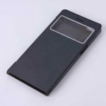 Flip Cover for Trio Aakash V T2424 Alpha - Black