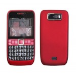 Full Body Housing For Nokia E63 Red - Maxbhi.com