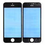 Replacement Front Glass For Apple Iphone 5s Black By - Maxbhi Com