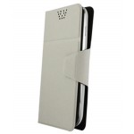 Flip Cover for Celkon C6060i - White