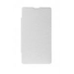 Flip Cover For Intex Aqua A1 White By - Maxbhi.com
