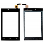 Touch Screen Digitizer For Lyf Flame 7 Black By - Maxbhi Com