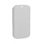 Flip Cover For Celkon A10 Campus White By - Maxbhi.com