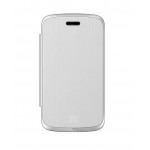 Flip Cover For Onida F080 White By - Maxbhi.com